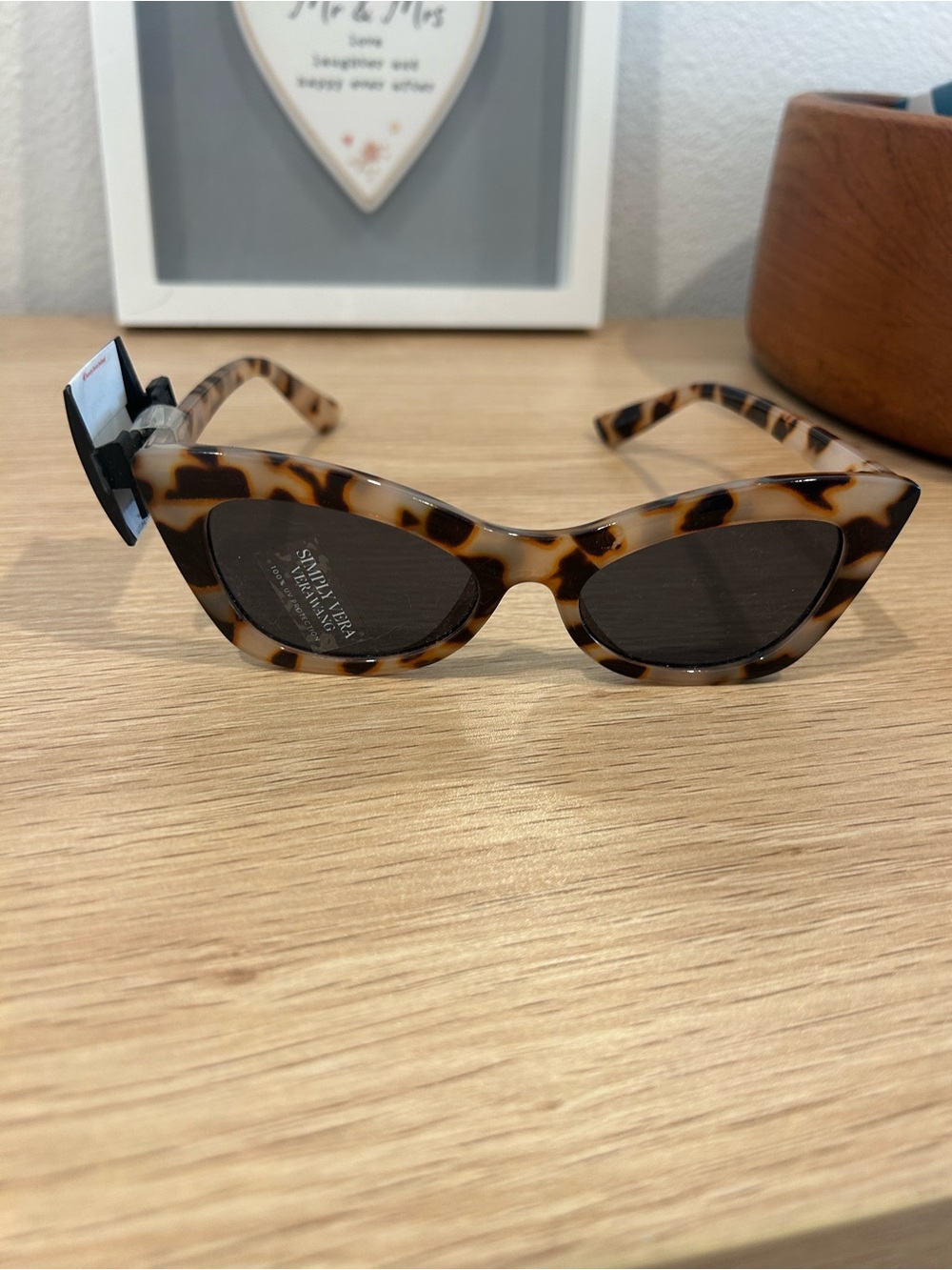 Simply Vera Vera Wang Tortoiseshell Square Eyeglasses